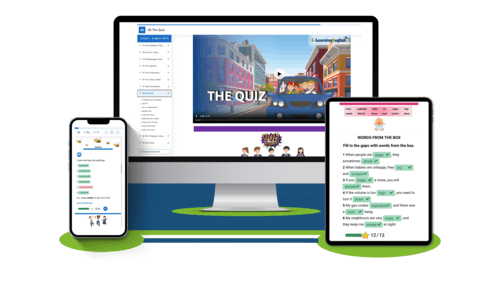 Acht interaktive Englischkurse, die während der Testphase verfügbar sind